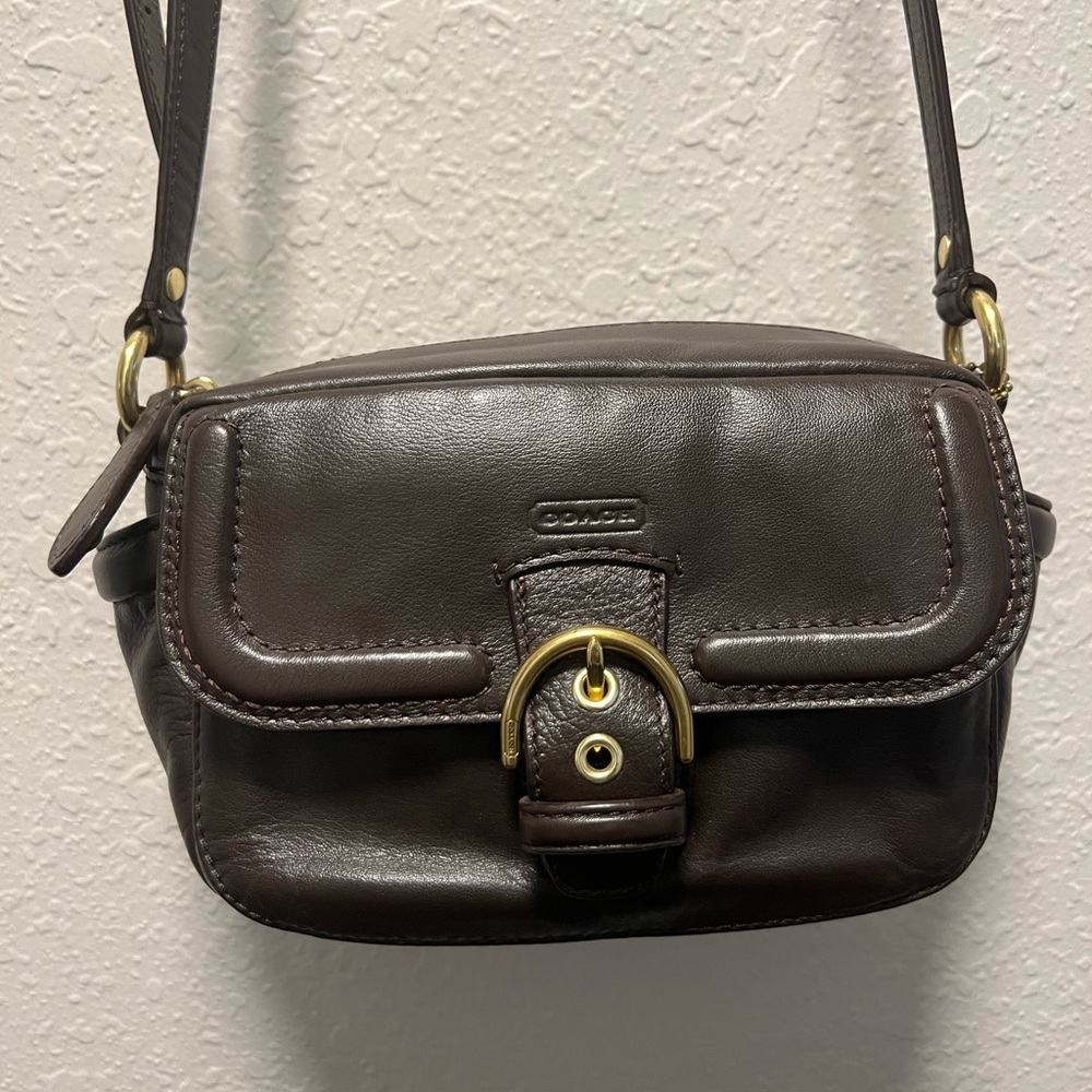 Vintage Coach Brown Crossbody
